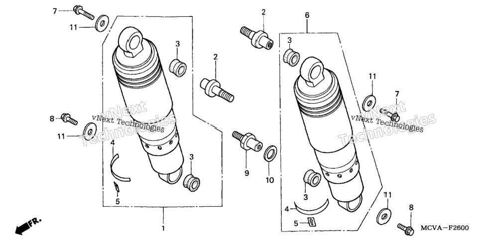 Rear Shock Absorber