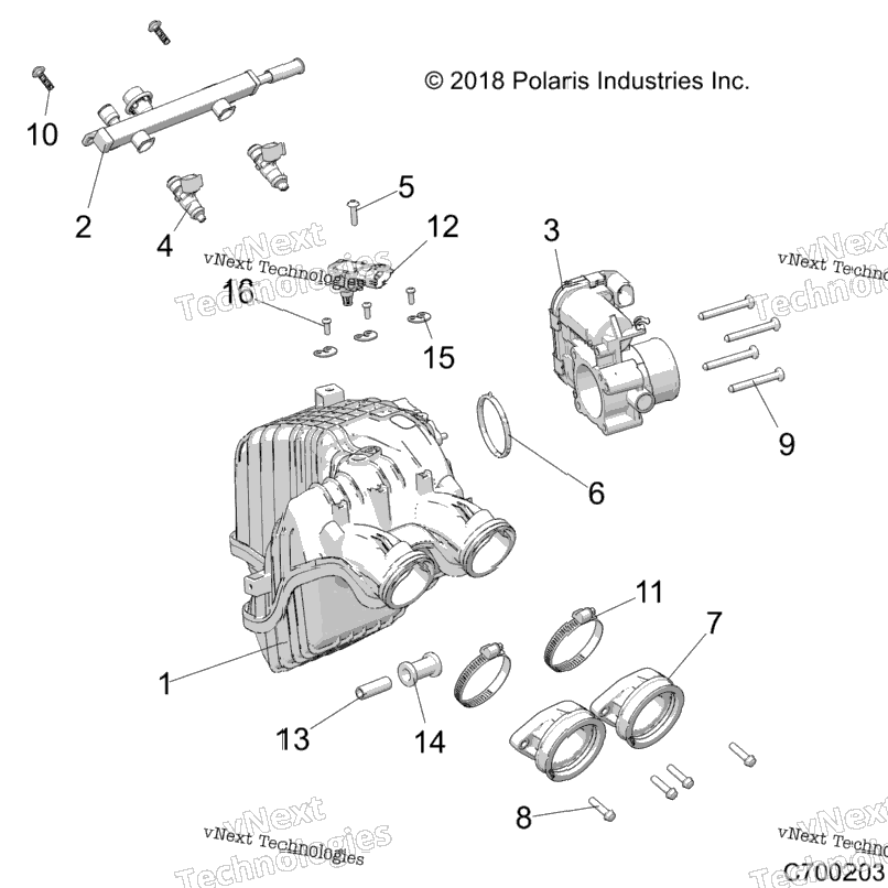 Engine, Intake & Throttle Body