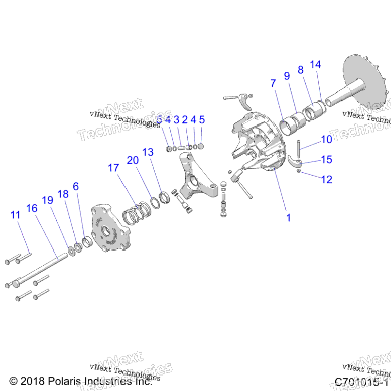 Drive Train, Primary Clutch