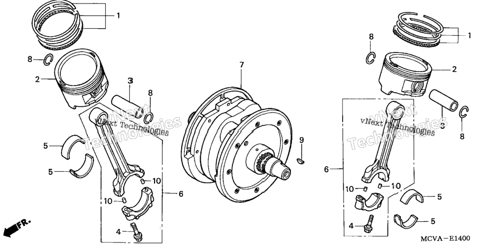 Crankshaft + Piston