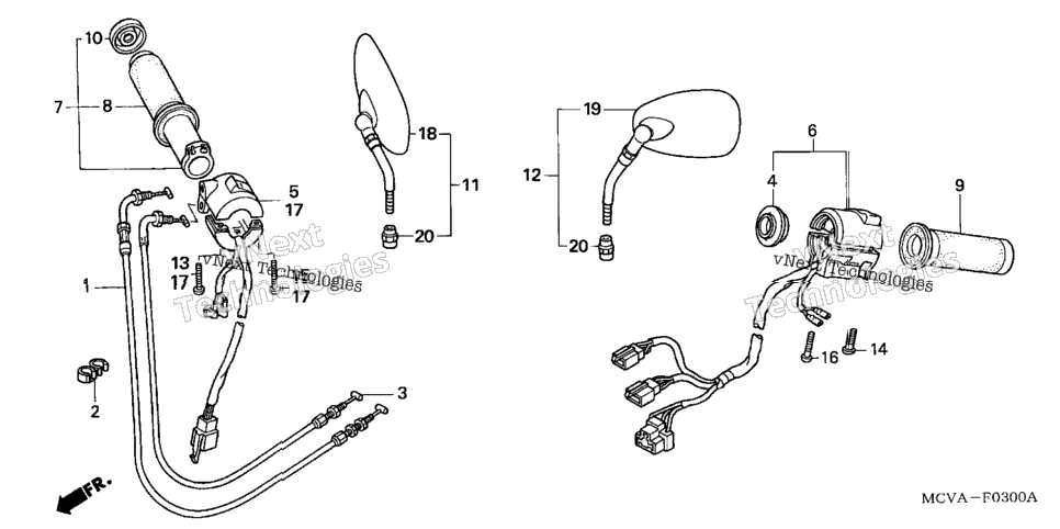 Handle Switch + Cable