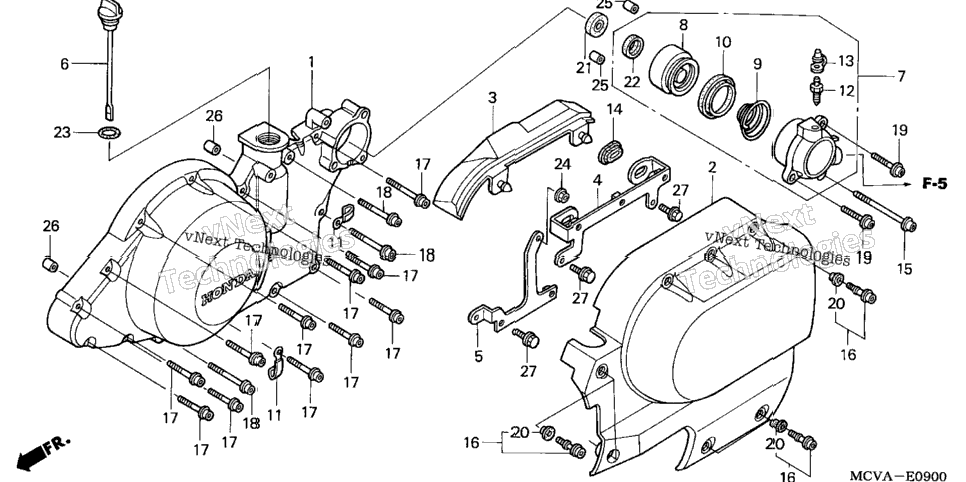 Left Crankcase Cover