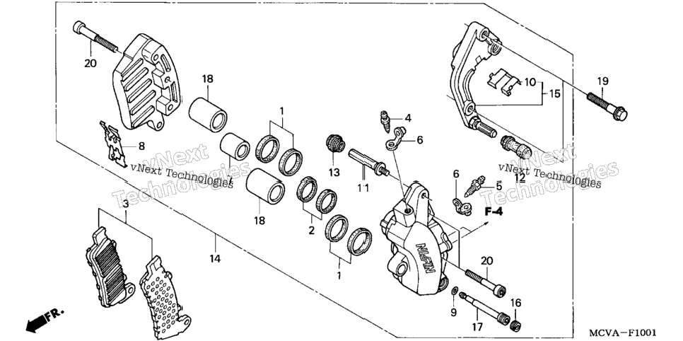 Left Front Brake Caliper