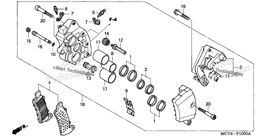 Right Front Brake Caliper