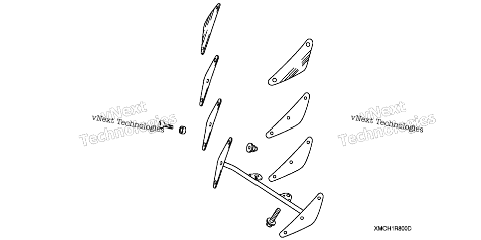 Windshield (Boulevard) Mount Kit (Smooth)