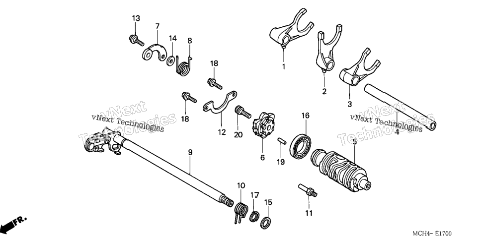 Gearshift Drum