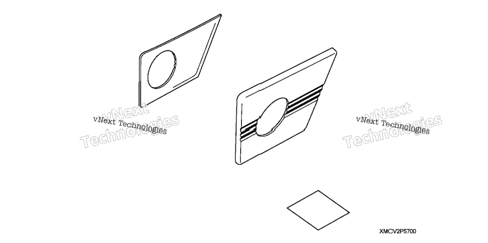 Swingarm Pivot Cover Set (Billet Neo-Retro)