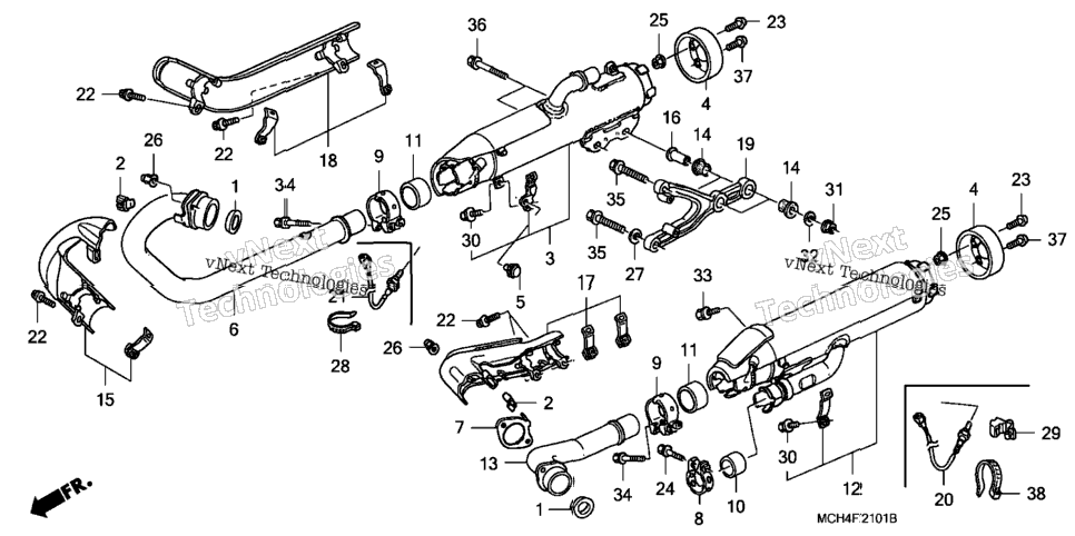 Muffler (Vtx1800f)