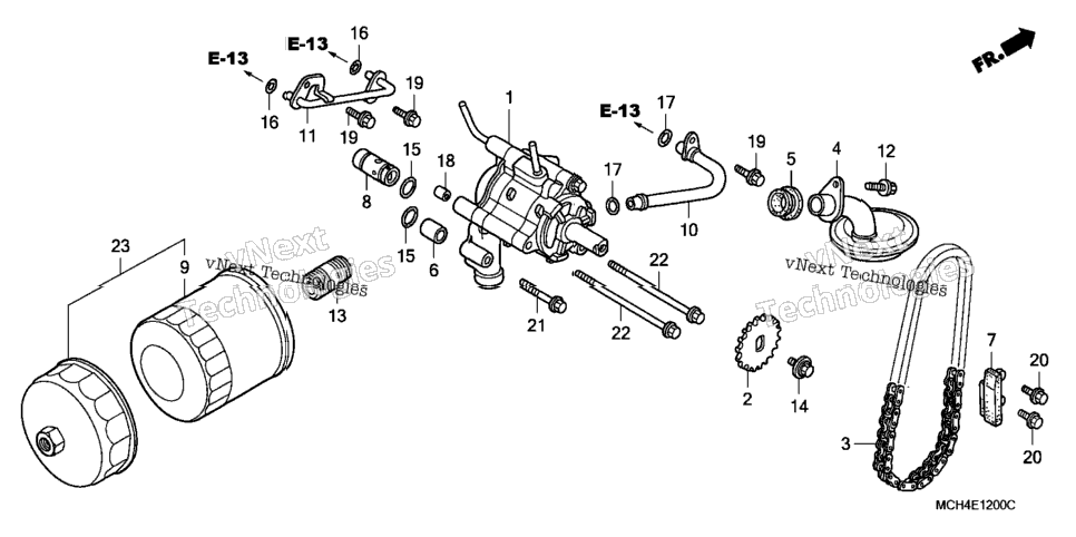 Oil Filter + Oil Pump