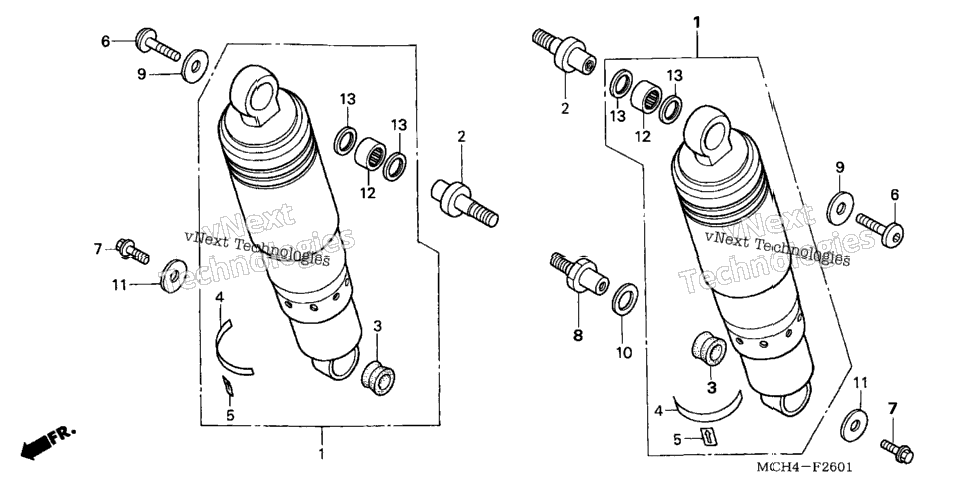Rear Shock Absorber (2)