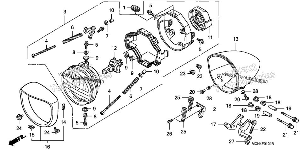 Headlight (Vtx1800f)