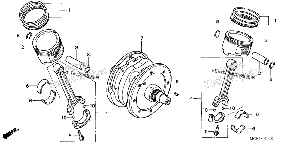 Crankshaft + Piston