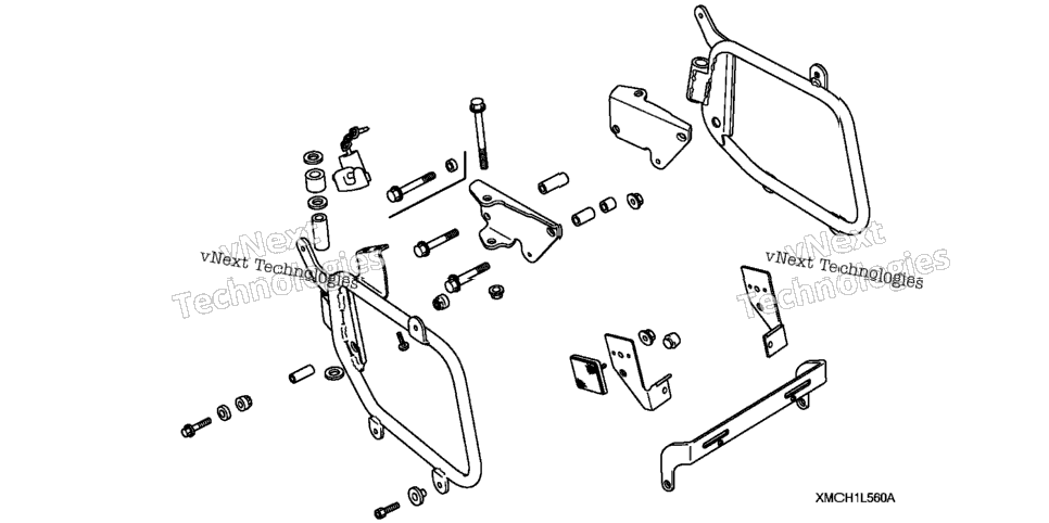 Saddlebag, Mount Brackets