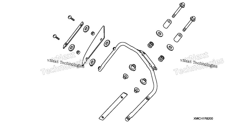 Windshield Air Deflector (Lower)