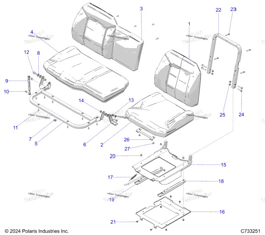 Body, Seat Asm. And Slider