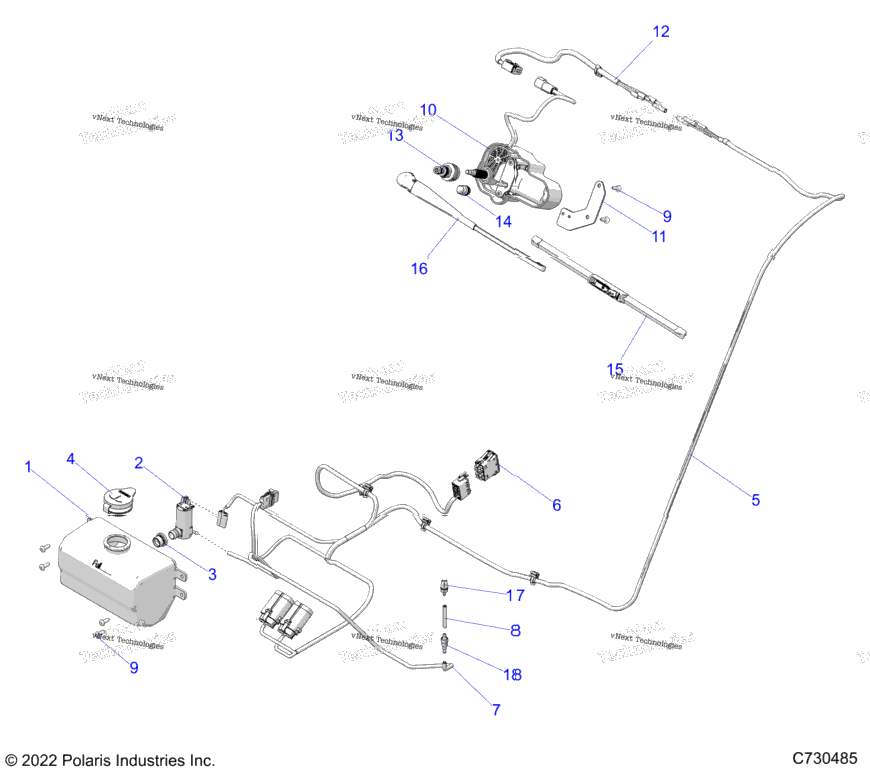 Body, Water Bottle Pump Asm And Wiper Kit