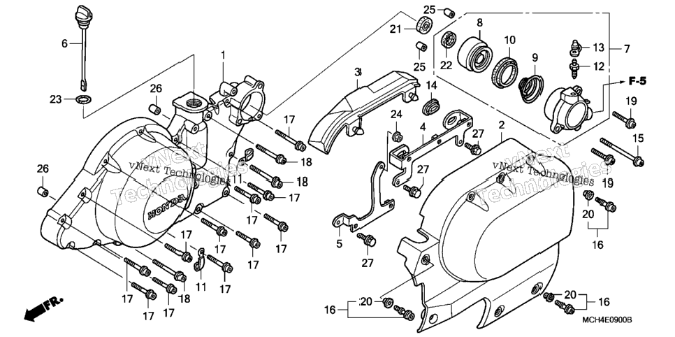 Left Crankcase Cover