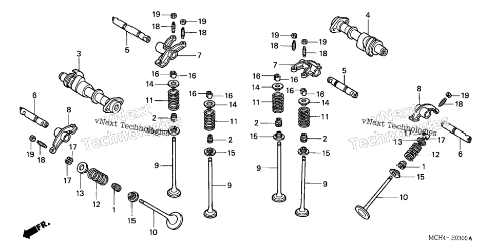 Camshaft + Valve