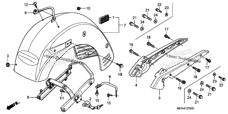 Rear Fender@Grab Rail