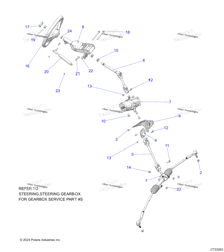 Steering, Steering Asm
