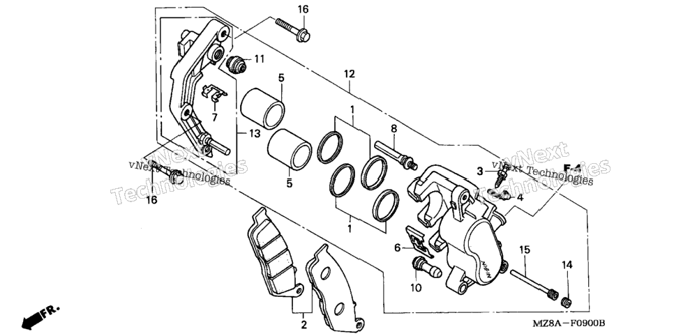 Front Brake Caliper