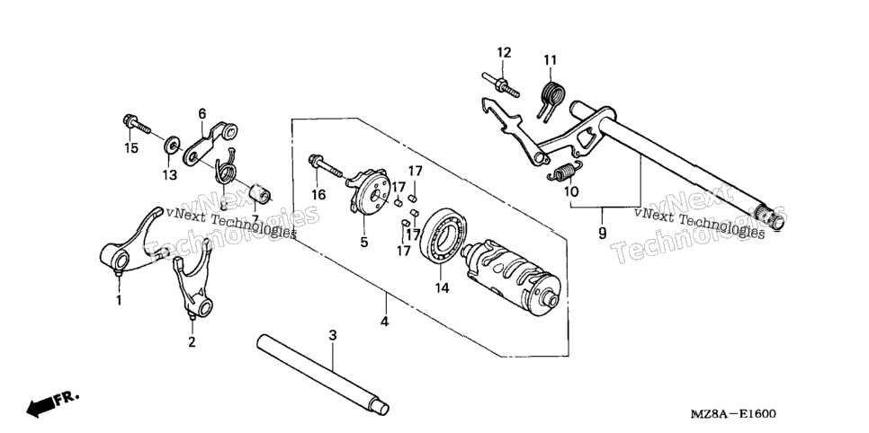 Gearshift Drum
