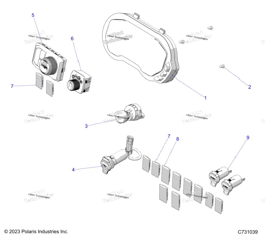 Electrical, Dash Components