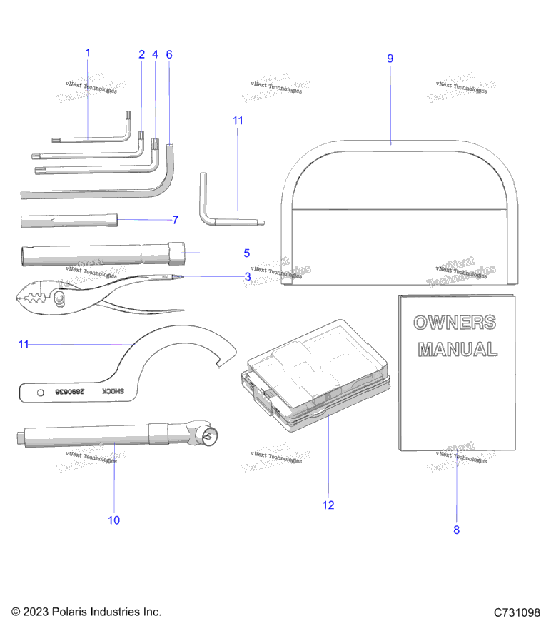 Reference, Owners Manual And Tool Kit