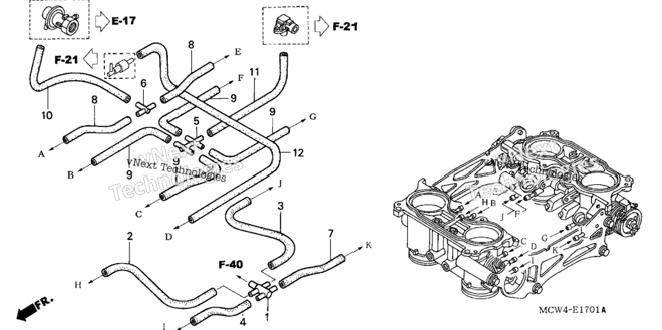 Throttle Body (Tubing)