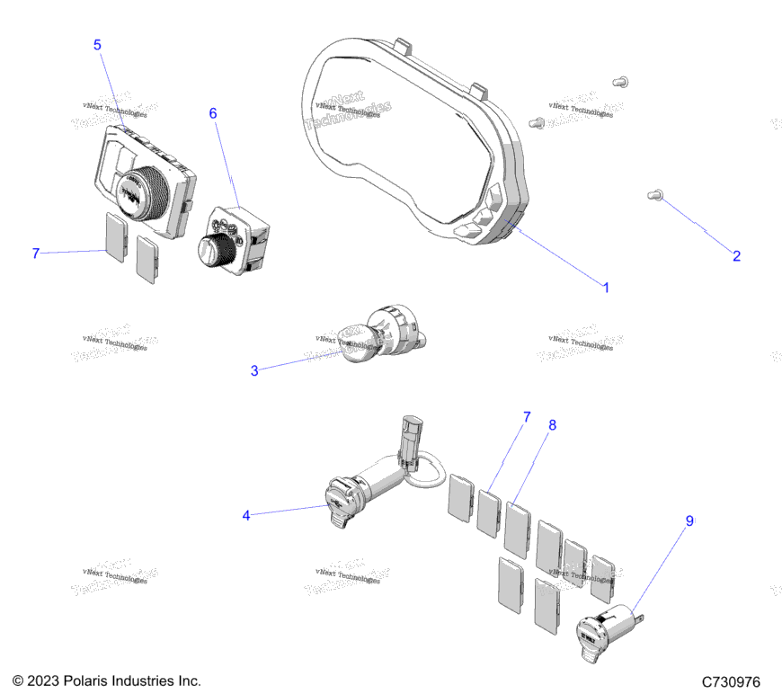 Electrical, Dash Components