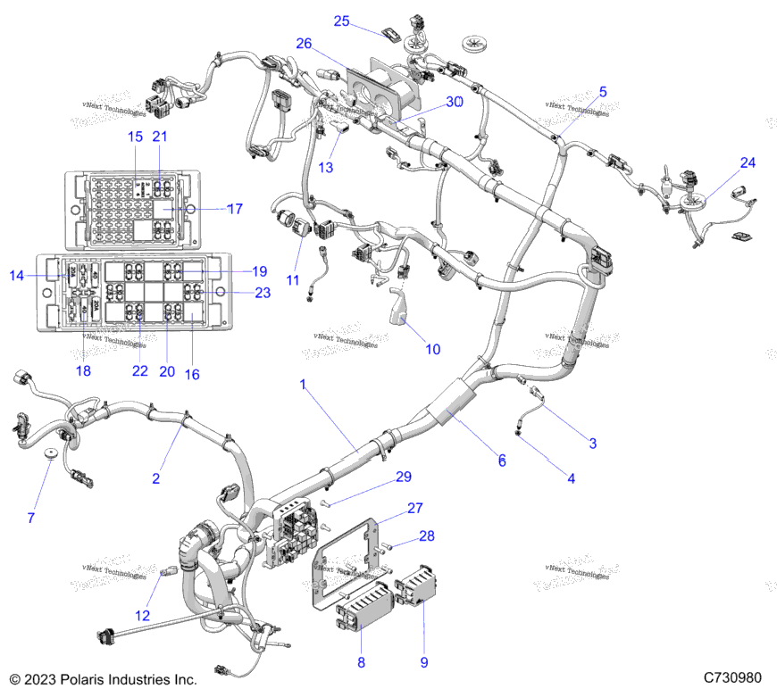 Electrical, Wire Harness, Chassis