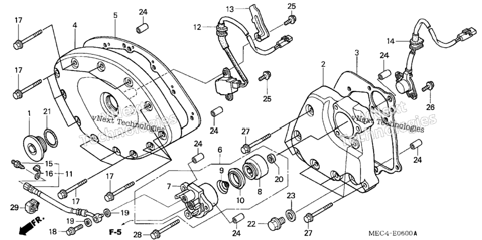 Front Cover + Transmission Cover