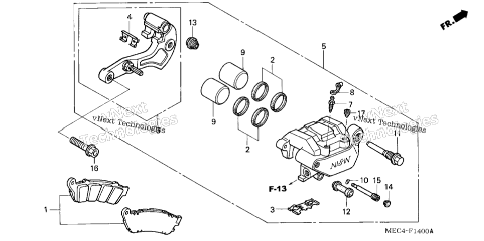Rear Brake Caliper