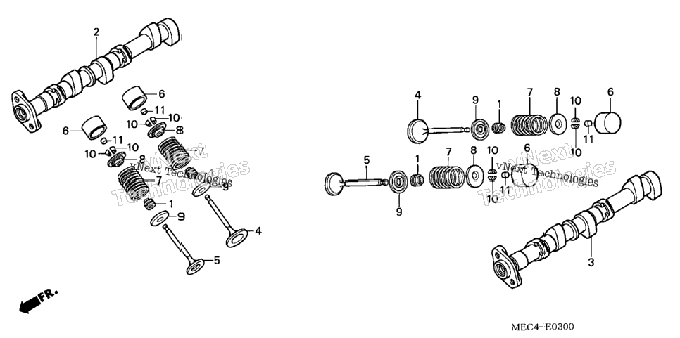 Camshaft + Valve