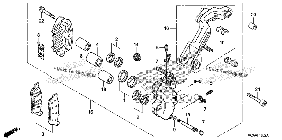 Left Front Brake Caliper