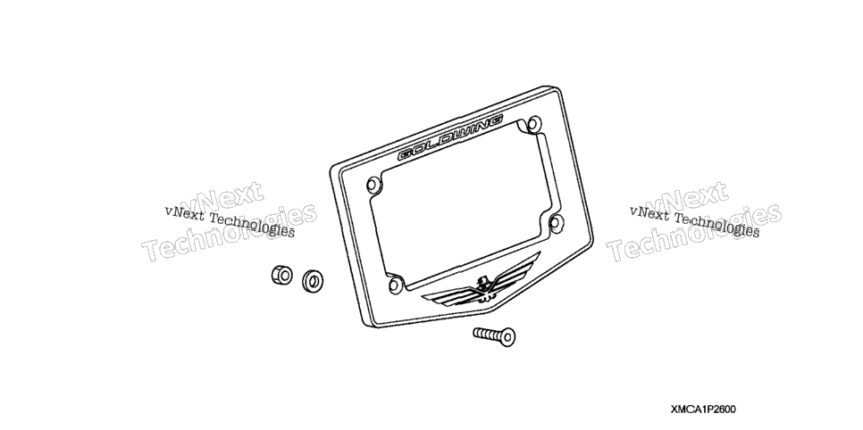 License Plate Frame (Chrome)