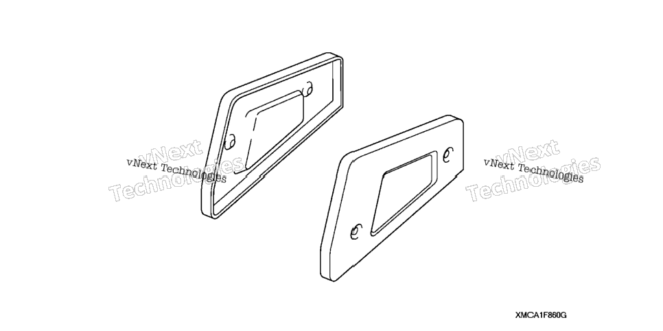 Floorboard Lower Cover (Passenger) (Chrome)