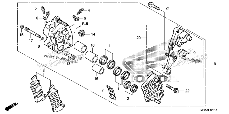 Right Front Brake Caliper (Abs)