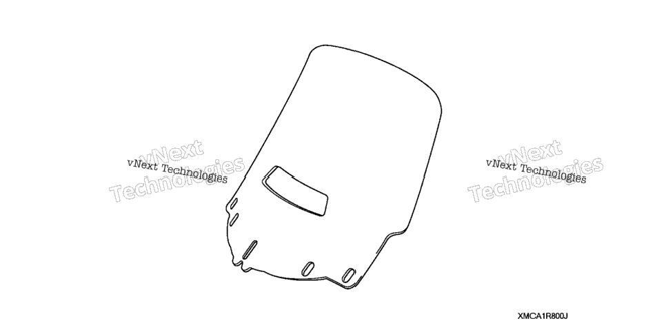 Vented Windshield (Tall)