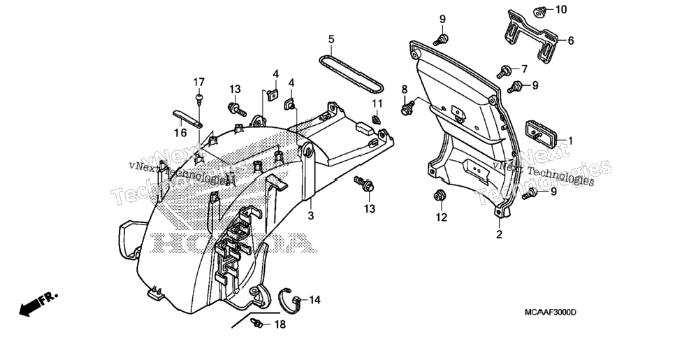 Rear Fender (Gl1800/A'05)