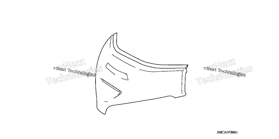 Windshield Garnish (Chrome)