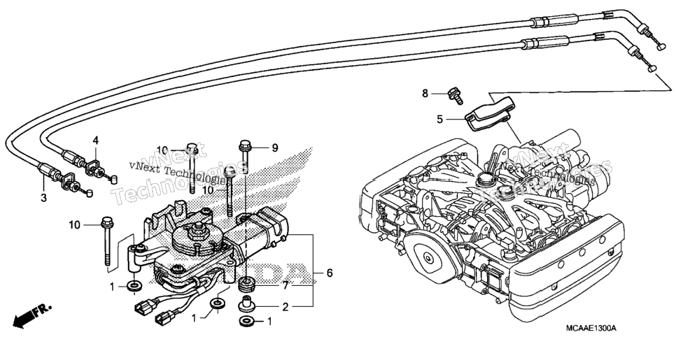 Reverse Shift Actuator