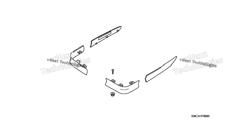 Saddlebag Spoiler (Lower)
