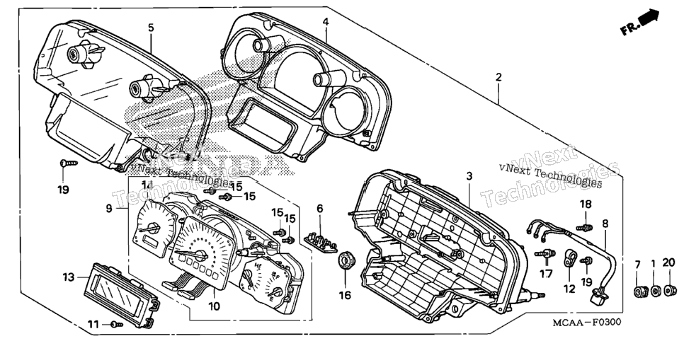 Speedometer (Gl1800/A'05)