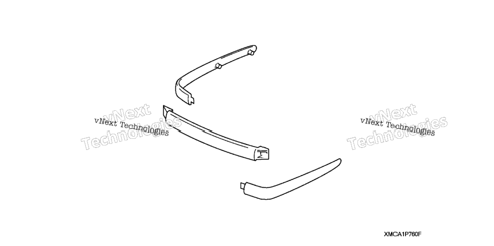Trunk Molding Kit (Chrome)