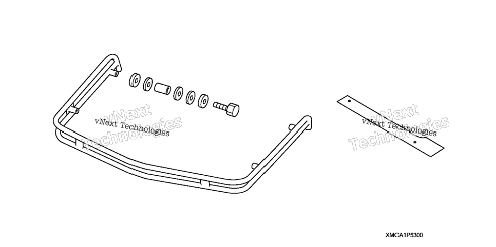 Trunk Rail (Chrome)
