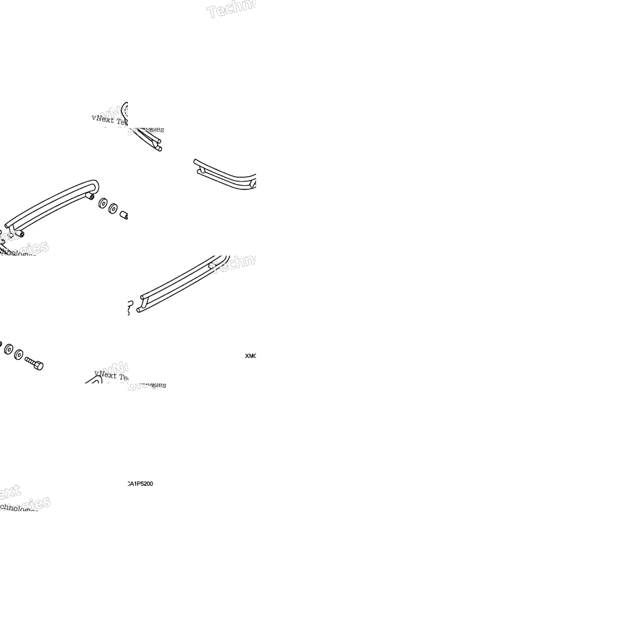 Saddlebag Rail Set (Chrome)