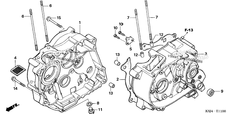 Crankcase (Crf80f)