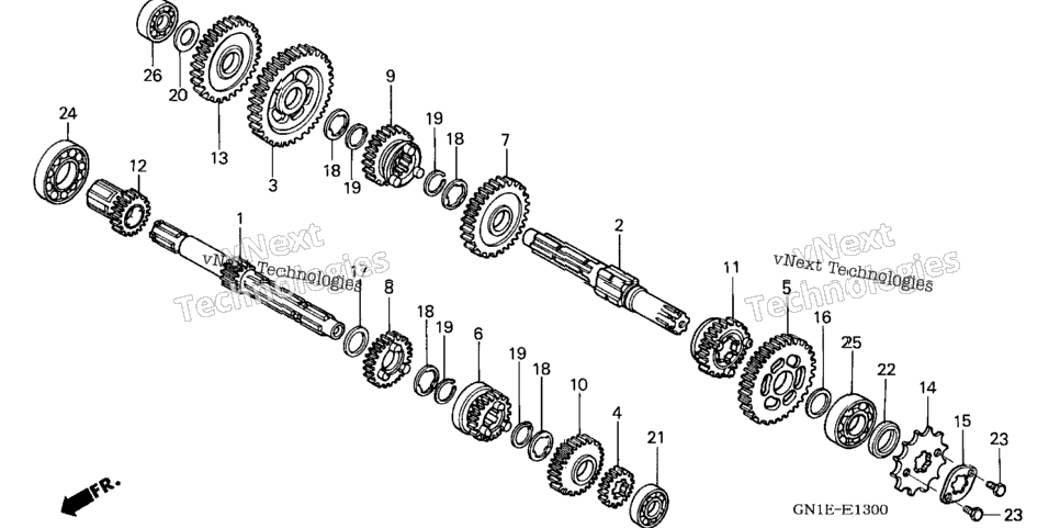Transmission (Crf80f)
