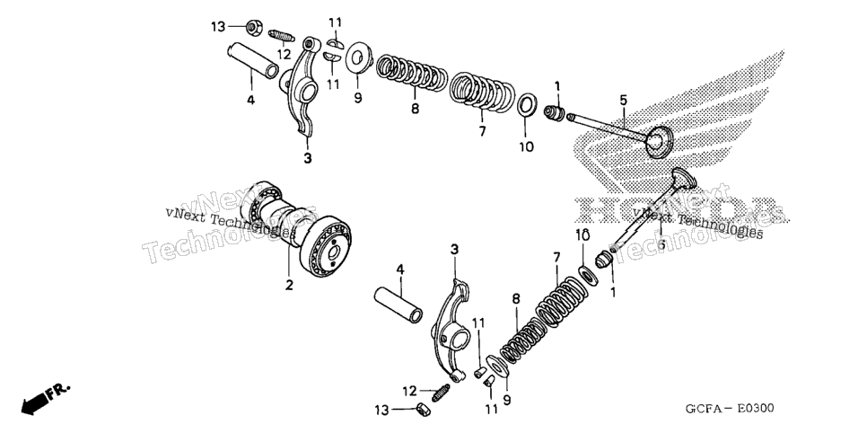 Camshaft + Valve